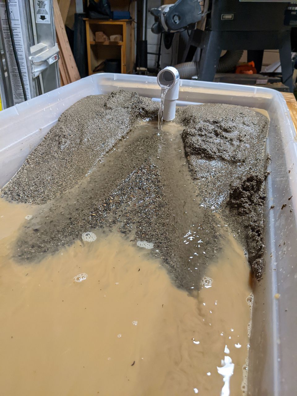 mud table initial testing 